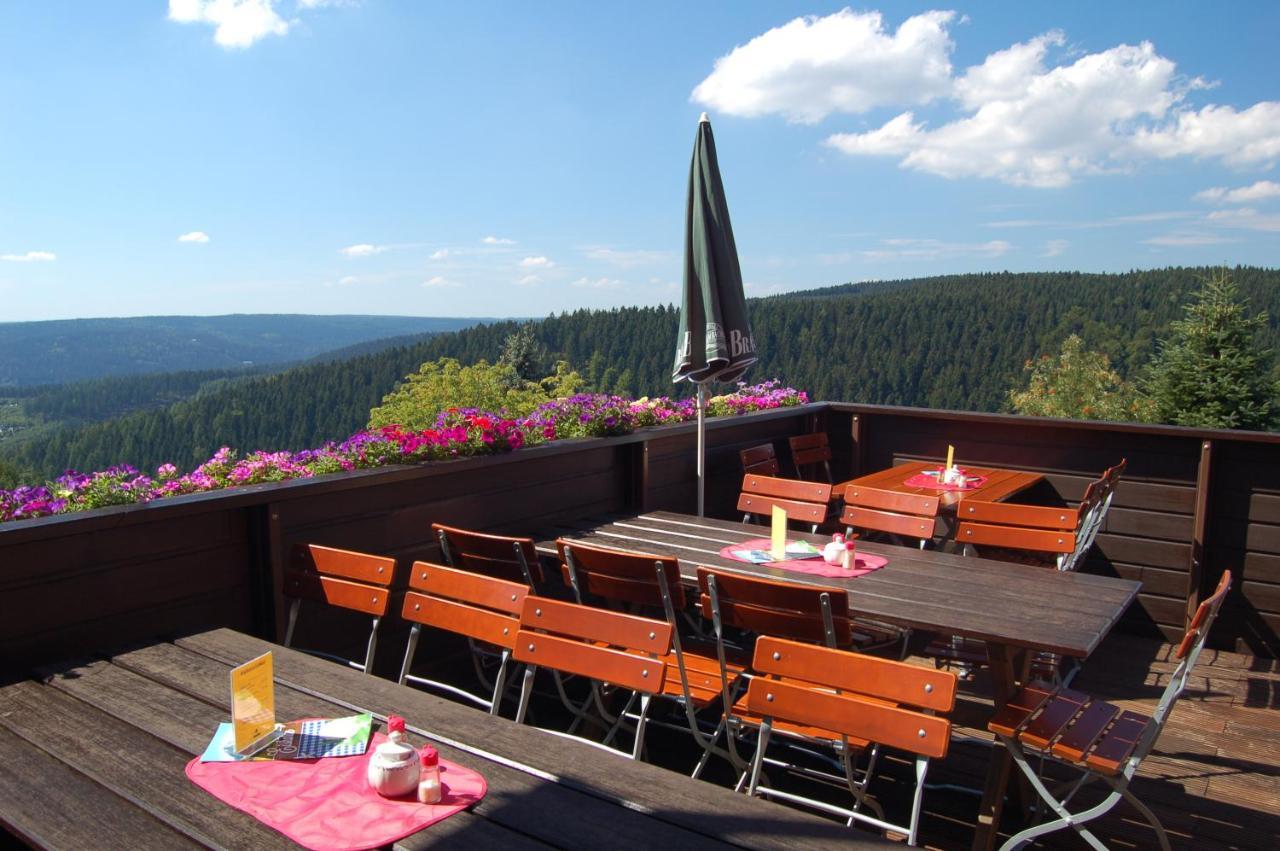 Berggasthaus & Pension Schoene Aussicht 클링겐터 외부 사진