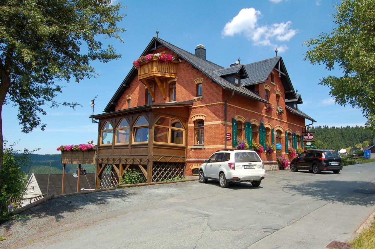 Berggasthaus & Pension Schoene Aussicht 클링겐터 외부 사진