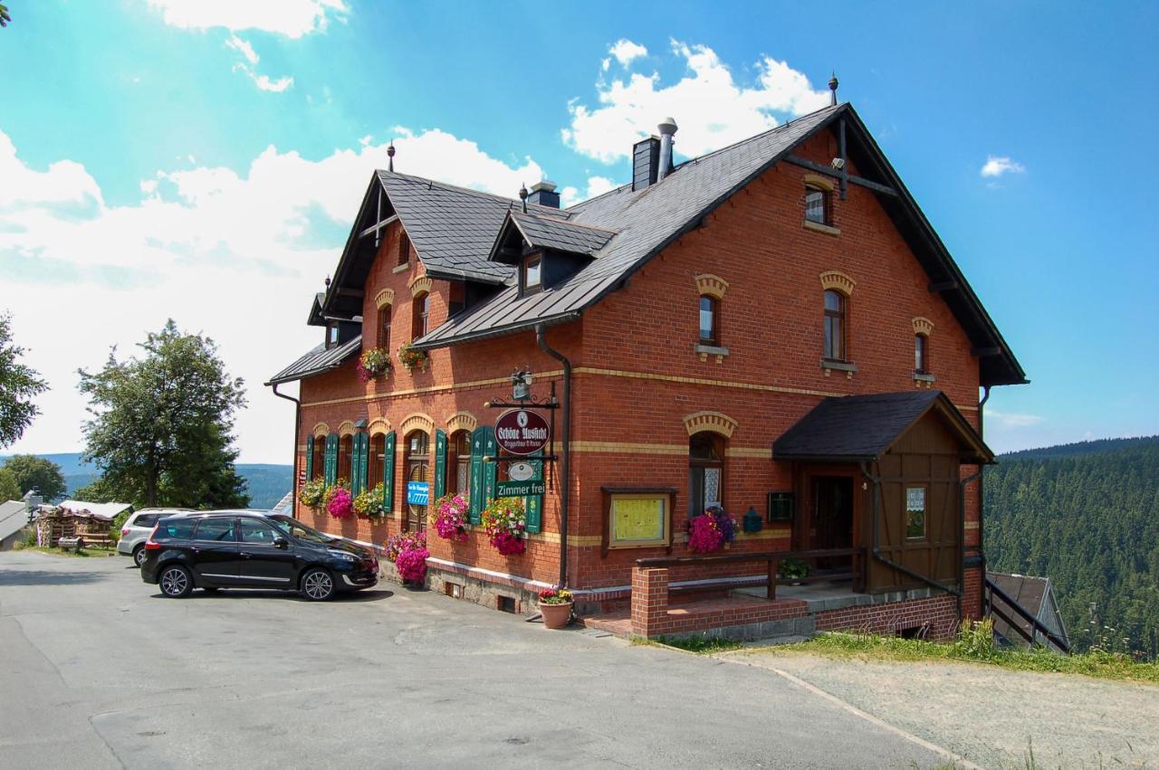 Berggasthaus & Pension Schoene Aussicht 클링겐터 외부 사진